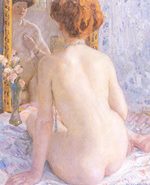 Painting by Frederick Carl Frieseke