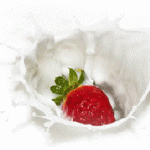 plop goes the strawberry